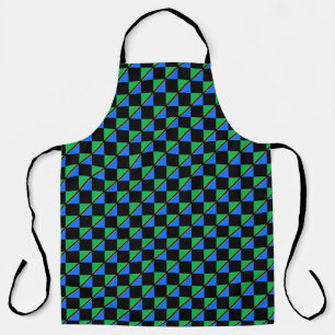 Tablier motif du drapeau À damiers Tanzanie