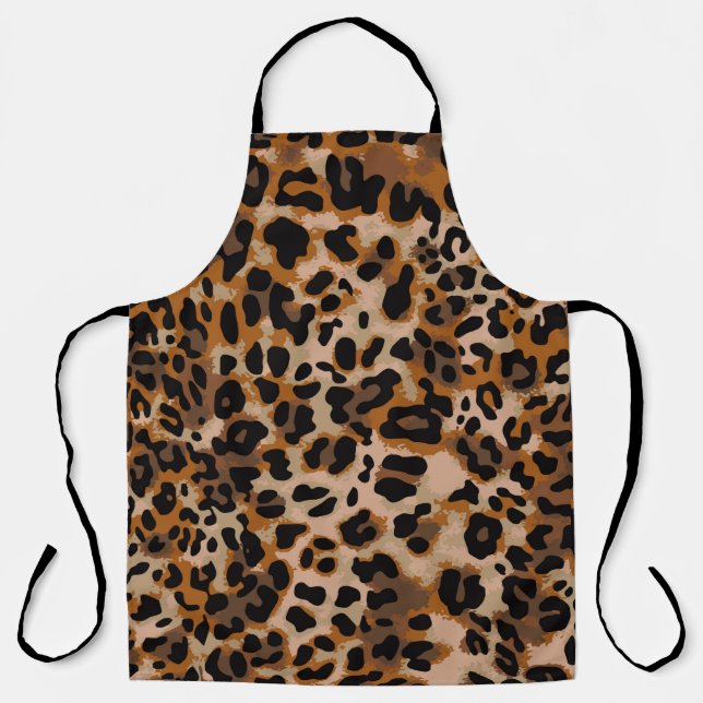Tablier Motif en peau d'animal de guépard de jaguar sans s (Recto)