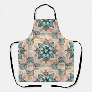 Tablier Motif étoile éclatée moderne du milieu du siècle
