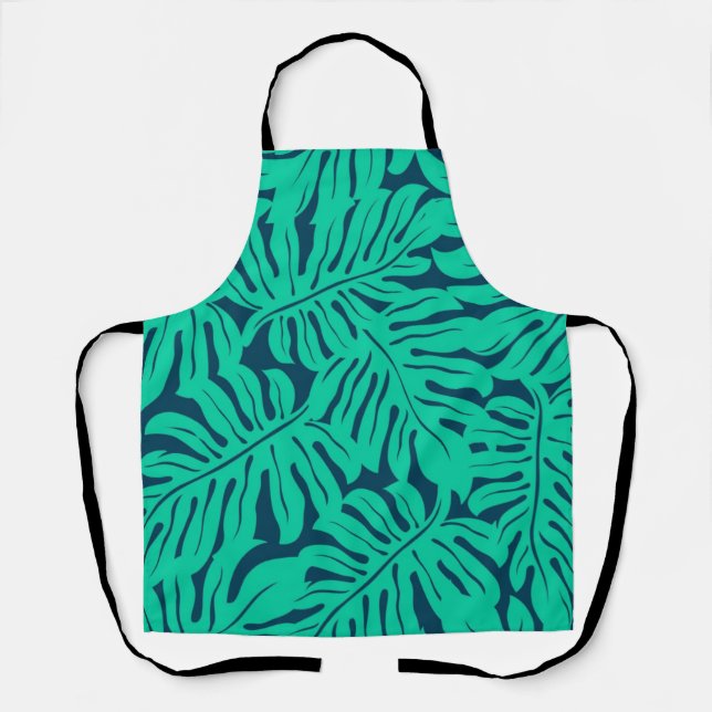 Tablier motif feuille (Recto)
