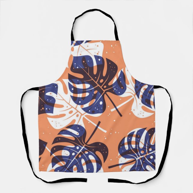 Tablier motif feuille (Recto)