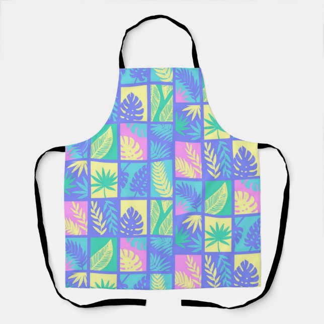 Tablier motif feuille (Recto)