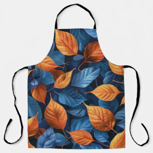 Tablier Motif feuille multicolore