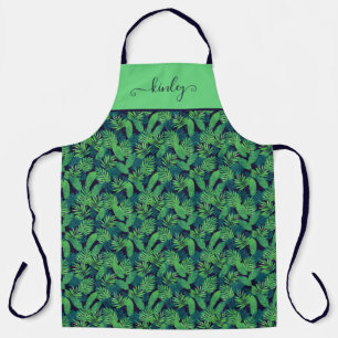 Tablier Motif Feuille tropical