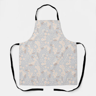 Tablier Motif fleur de myosotis