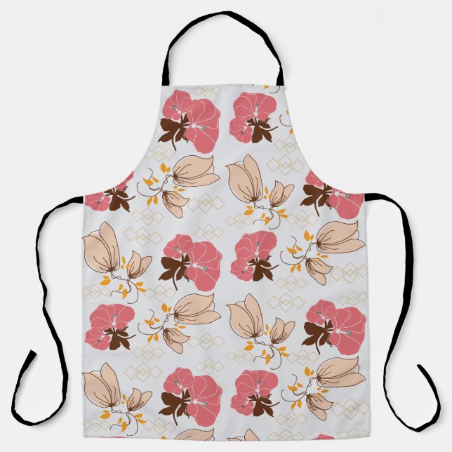 Tablier Motif FLEURS (Recto)