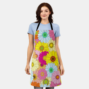 Tablier motif floral