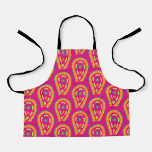 Tablier Motif Floral Boho Rose