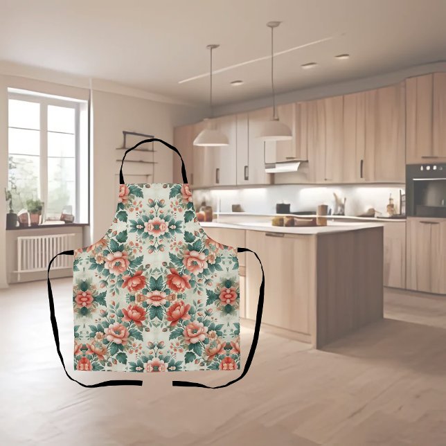 Tablier Motif floral de cottage campagnard  (Créateur téléchargé)