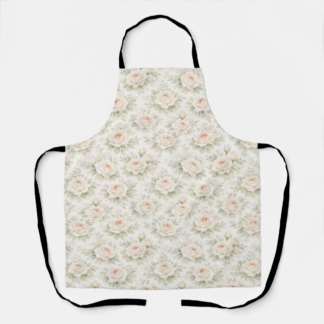 Tablier Motif floral de mariage (Recto)