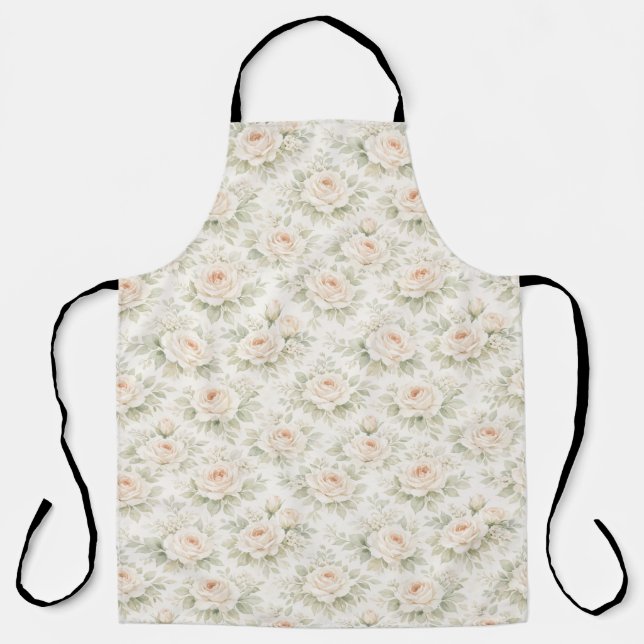 Tablier Motif floral de mariage (Recto)