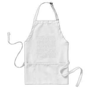 Tablier Motif floral monochrome – Art élégant sans couture
