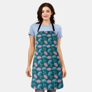 Tablier Motif floral pastel 