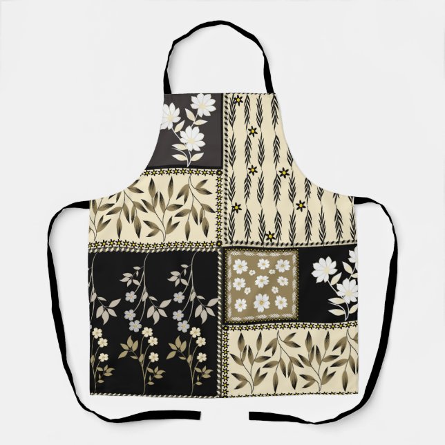 Tablier Motif floral répétitif sans couture texturé (Recto)