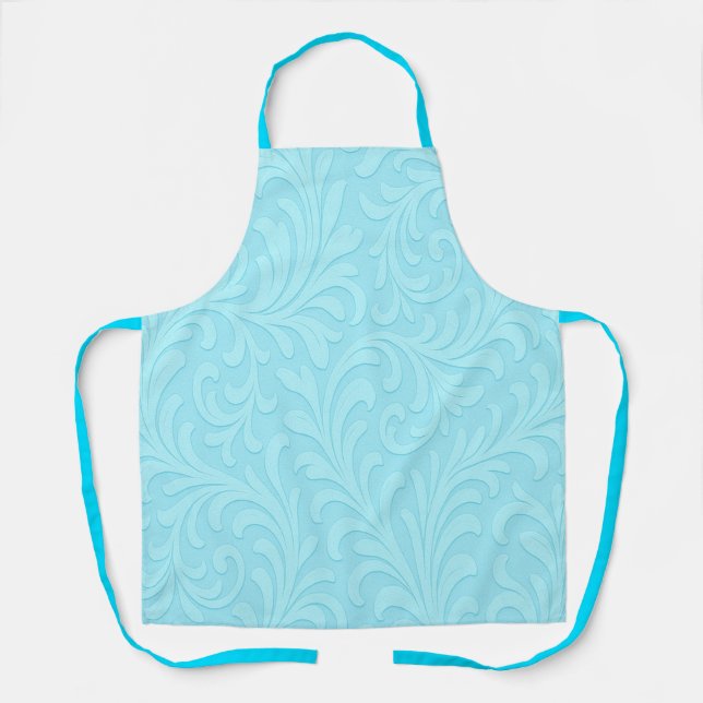 Tablier motif floral rétro (Recto)