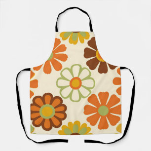 Tablier Motif floral rétro aux marguerites