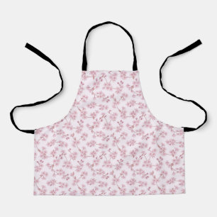 Tablier Motif floral sans couture de fleurs de cerisier ro