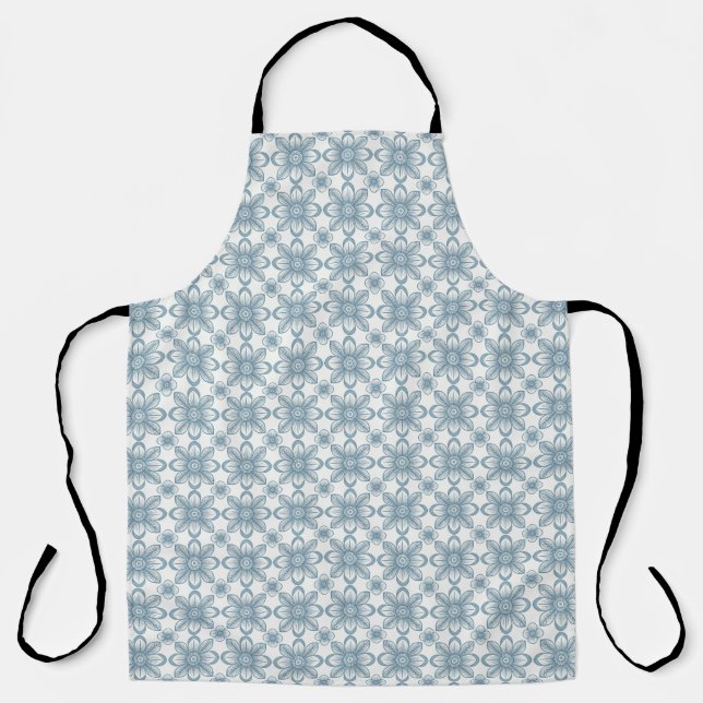 Tablier Motif floral scandinave (Recto)