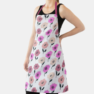 Tablier Motif floral vibrant