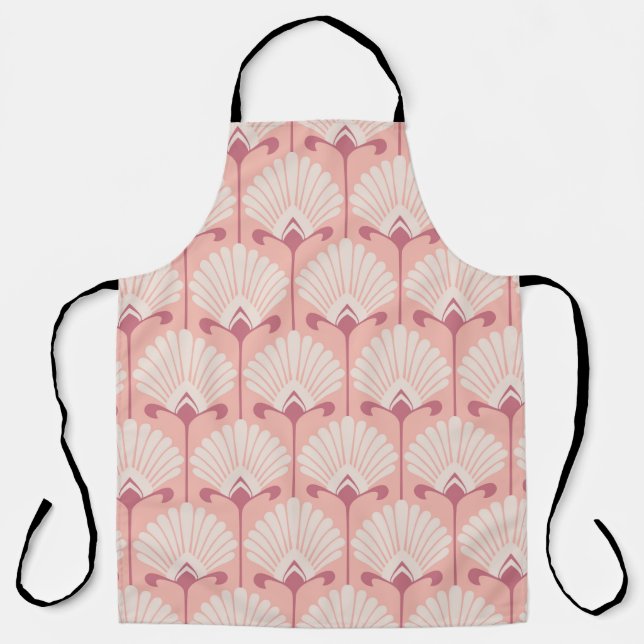 Tablier motif floral vintage transparent (Recto)