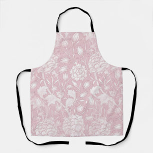 Tablier Motif Floral William Morris en rose