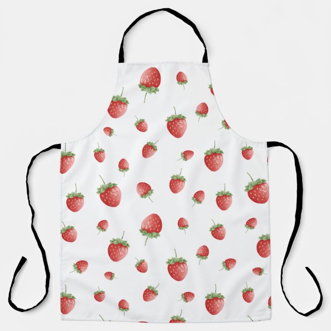 Tablier Motif fraise (Recto)