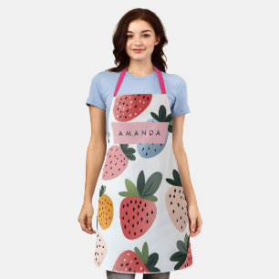 Tablier Motif Fruit Fruit Cute personnalisé