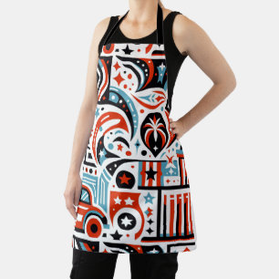 Tablier Motif Génératif du 4 Juillet