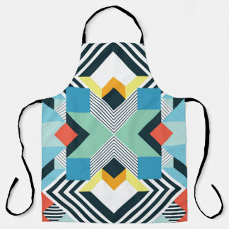 Tablier Motif géométrique Abstrait moderne.