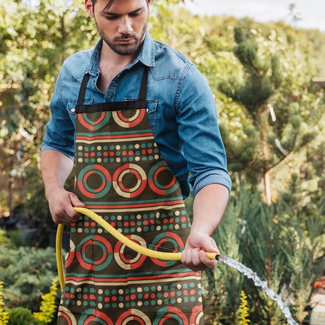 Tablier Motif géométrique couleur vintage (Apron)