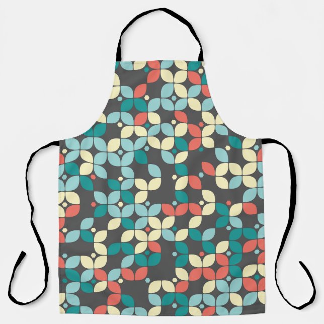 Tablier Motif géométrique intemporel, desi abstrait (Recto)