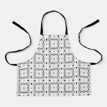 Motif géométrique noir et argent blanc