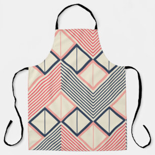 Tablier Motif géométrique sans couture en zigzag horizonta