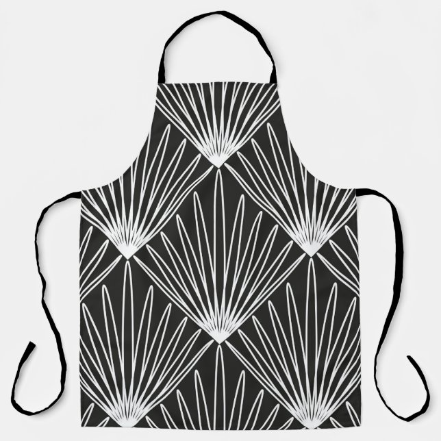 Tablier Motif géométrique transparent (Recto)
