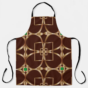 Tablier Motif géométrique transparent classique sur un dos