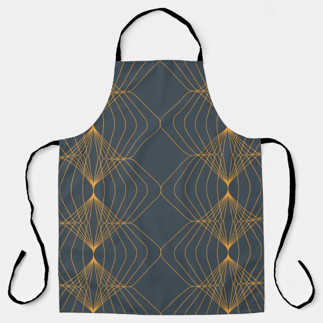 Tablier Motif graphique géométrique chic, élégant et simpl (Recto)