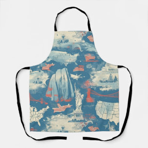 Tablier Motif historique vintage-américain (3)