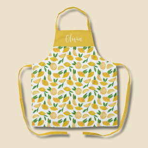 Tablier Motif Lemon Méditerranéen