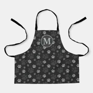 Tablier Motif mât gris et noir