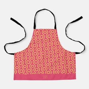 Tablier Motif minimal Jaune des yeux