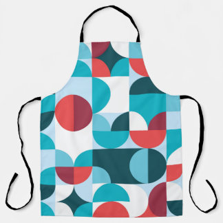 Tablier Motif minimaliste des années 70 rétro