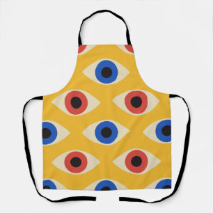 Tablier Motif Moderne Géométrique Abstrait du Mauvais Œil