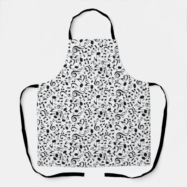 Tablier Motif musical (Recto)