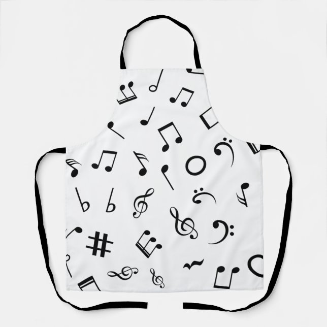 Tablier Motif musical (Recto)