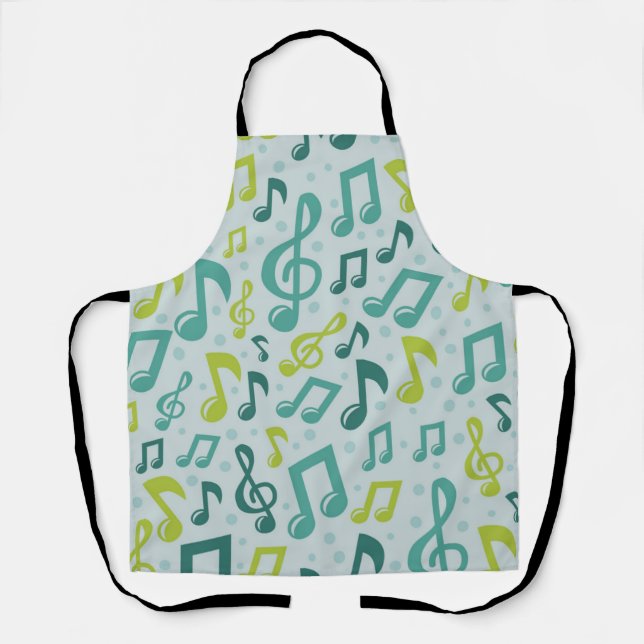 Tablier Motif musical (Recto)
