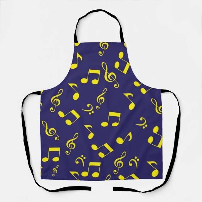 Tablier Motif musical (Recto)