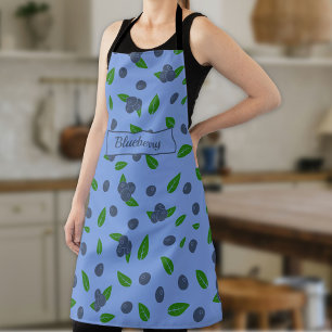 Tablier motif Myrtilles