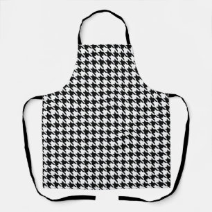 Tablier Motif noir et blanc Houndstooth