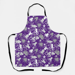 Tablier Motif octopus.b D Violet BG