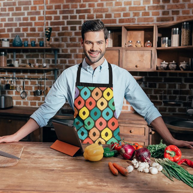 Tablier Motif Ogee Multicolore (Apron)